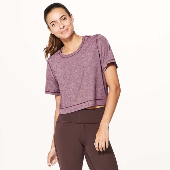 lululemon athletica Tops - Lululemon athletica Run The Day Short Sleeve